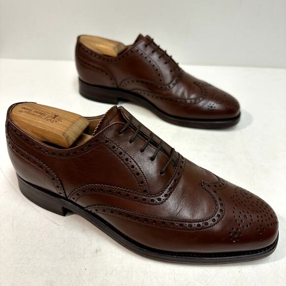 NEW HEELS Crockett & Jones x Polo Ralph Lauren Oxford Bal Wingtip England 8.5 main image 12